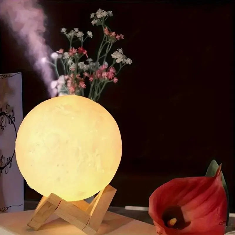 Lámpara Luna LED – Luz Nocturna Decorativa para Habitación